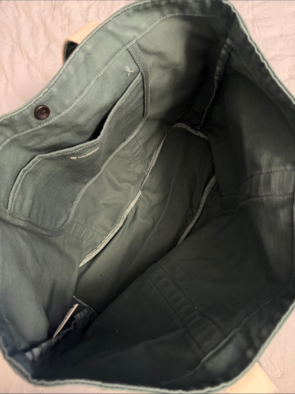 lululemon athletica Green Canvas Tote - Picture 4 of 6
